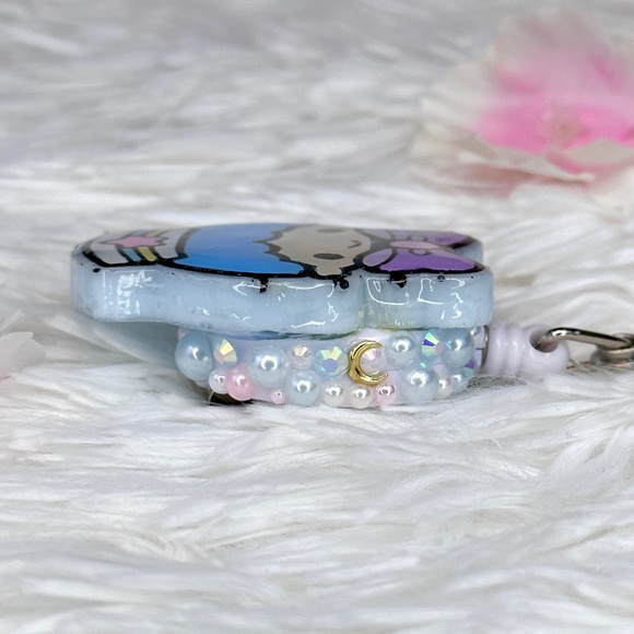 Sanrio Little Twin Stars Badge Reel - Picture 2 of 3